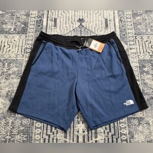 North Face TNF Tech Shorts Knit Cotton Blend Shady Blue Men's Size XXL $65 New